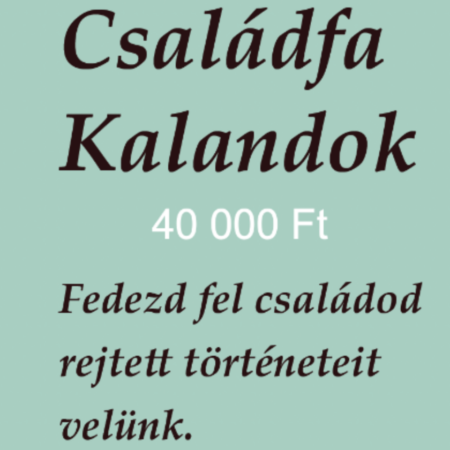Ajándékkártya Anyák Napjára - 40.000 Ft